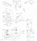 Controls Fuel Supply Governor Spring Diagram and Parts List for 204315-0164-E1  Briggs and Stratton Engine